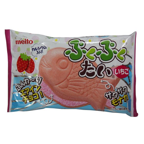 J-名糖鯛魚燒草莓巧克力餅 16.5g【愛買】