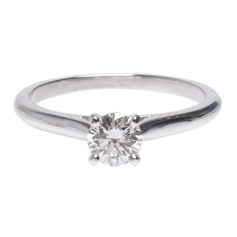 ★經典著名1895鑽石系列★白金戒台鑲飾-0.36克拉鑽石★夢寐以求值得珍藏的求歡鑽戒★貼心附上清潔保養組