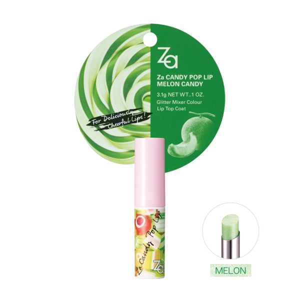 Za果汁糖繽紛唇彩 綠甜哈密瓜(限量) 3.1g