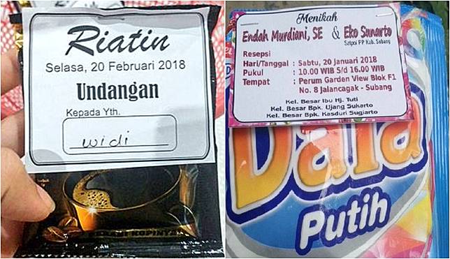 62 Contoh Undangan Nikah Rokok Terbaik