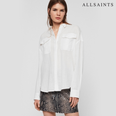 RYE COTTON 採用柔軟純棉精製而成 版型寬鬆舒適，搭配雙口袋 不對稱下擺更顯簡約迷人時尚風格