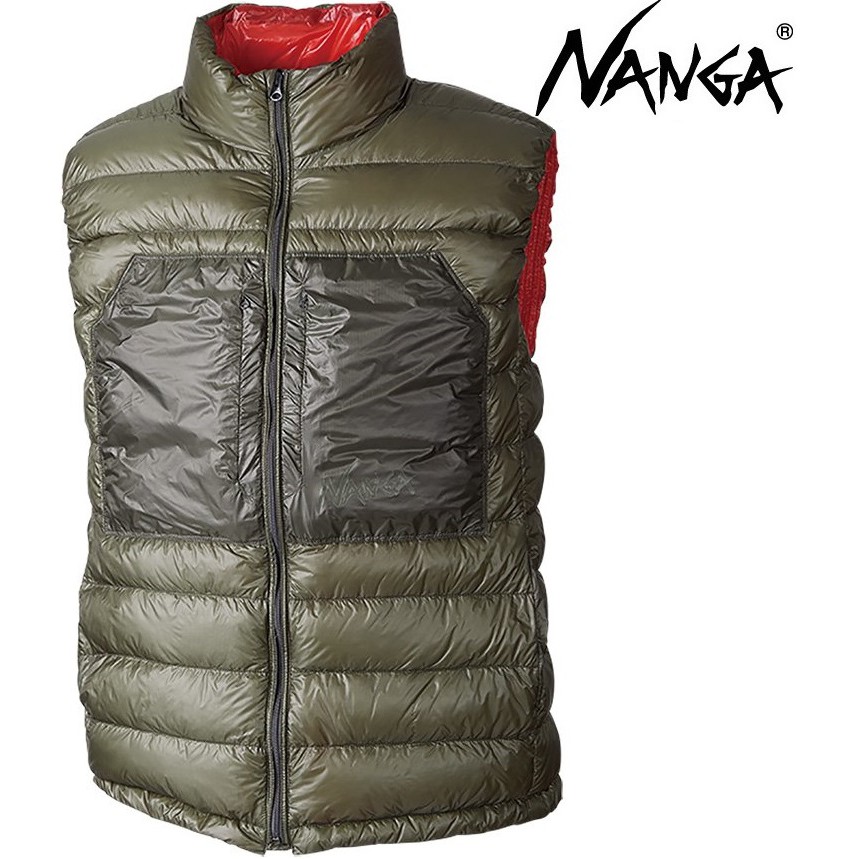 Nanga 羽絨背心/羽絨衣 Aerial Down Vest packable 中性款 11404 KHA卡其 日本製