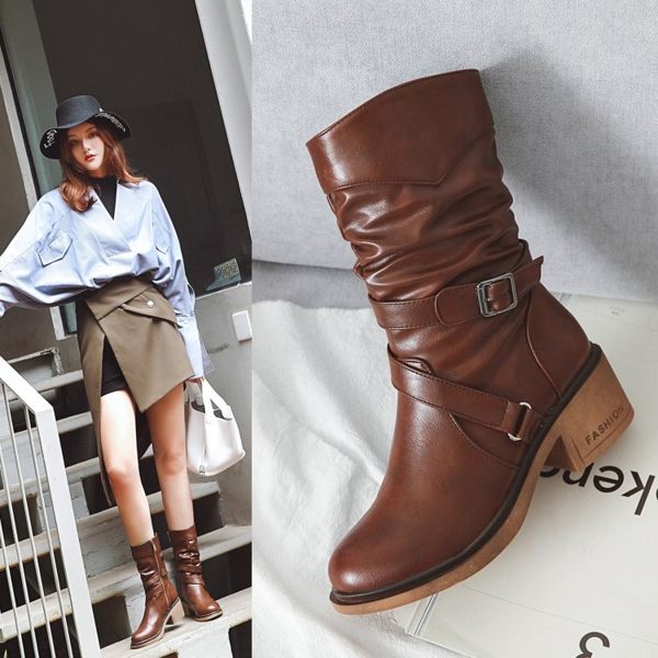 顏色：黑/灰/黃 尺碼：34-43 鞋面：高級PU 跟高：5.5cm 防水台：1cm 筒高：20cm