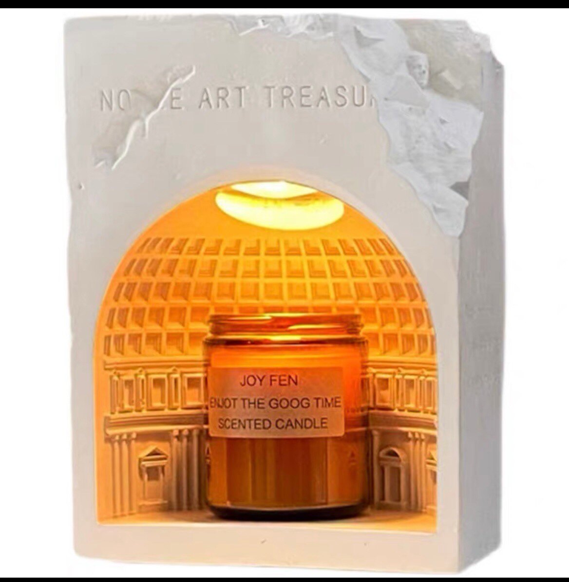 《現貨一個》水泥融蠟燈助眠香氛臥室調光融蠟燈