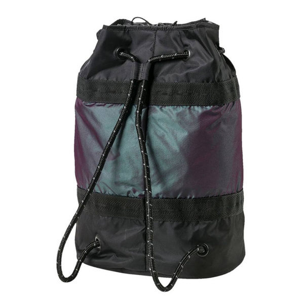 Puma Swan Bag [07384106] 後背包 拉繩 運動 休閒 健身 輕量 收納 黑紫