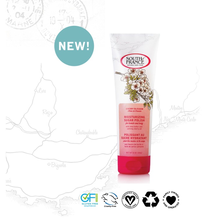 【優惠訊息】#全賣場滿299免運費【商品特色】無論您是在多任務一天的開始還是結束時，南法馬賽精心呵護的天然配方注入了櫻花的新鮮香氣，可為您的肌膚和精神提供應有的放鬆。專為嬌嫩肌膚研發的身體去角質霜 ，