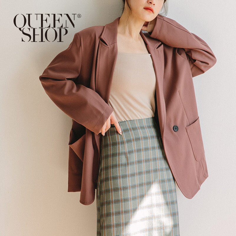 Ｑｕｅｅｎ Ｓｈｏｐ【02030343 】復古感雙釦造型西裝外套＊現+預＊。流行女裝與女鞋人氣店家Queen Shop的▍LADY- 9/25 LIFE LOVE&FREEDOM有最棒的商品。快到日本