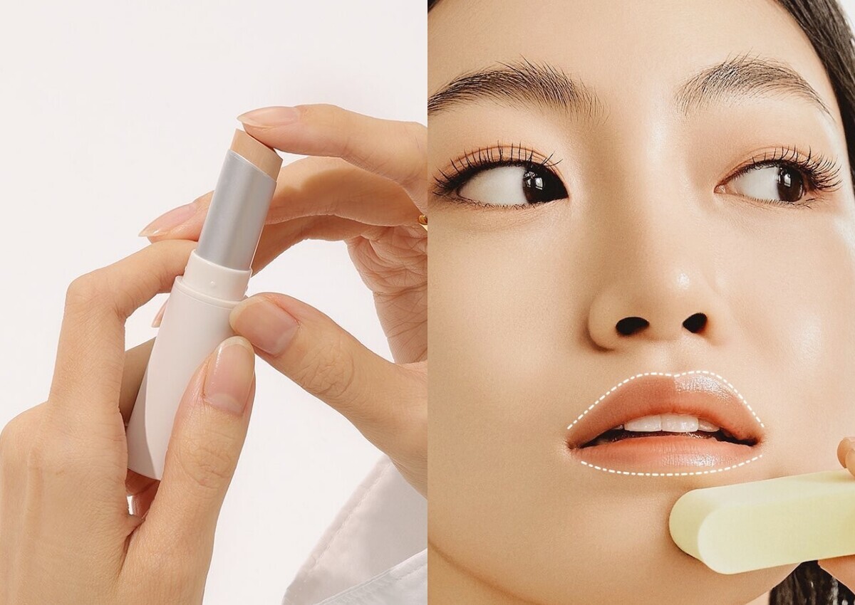 《moving》高允貞減齡妝，淺唇色+鼻基底提亮