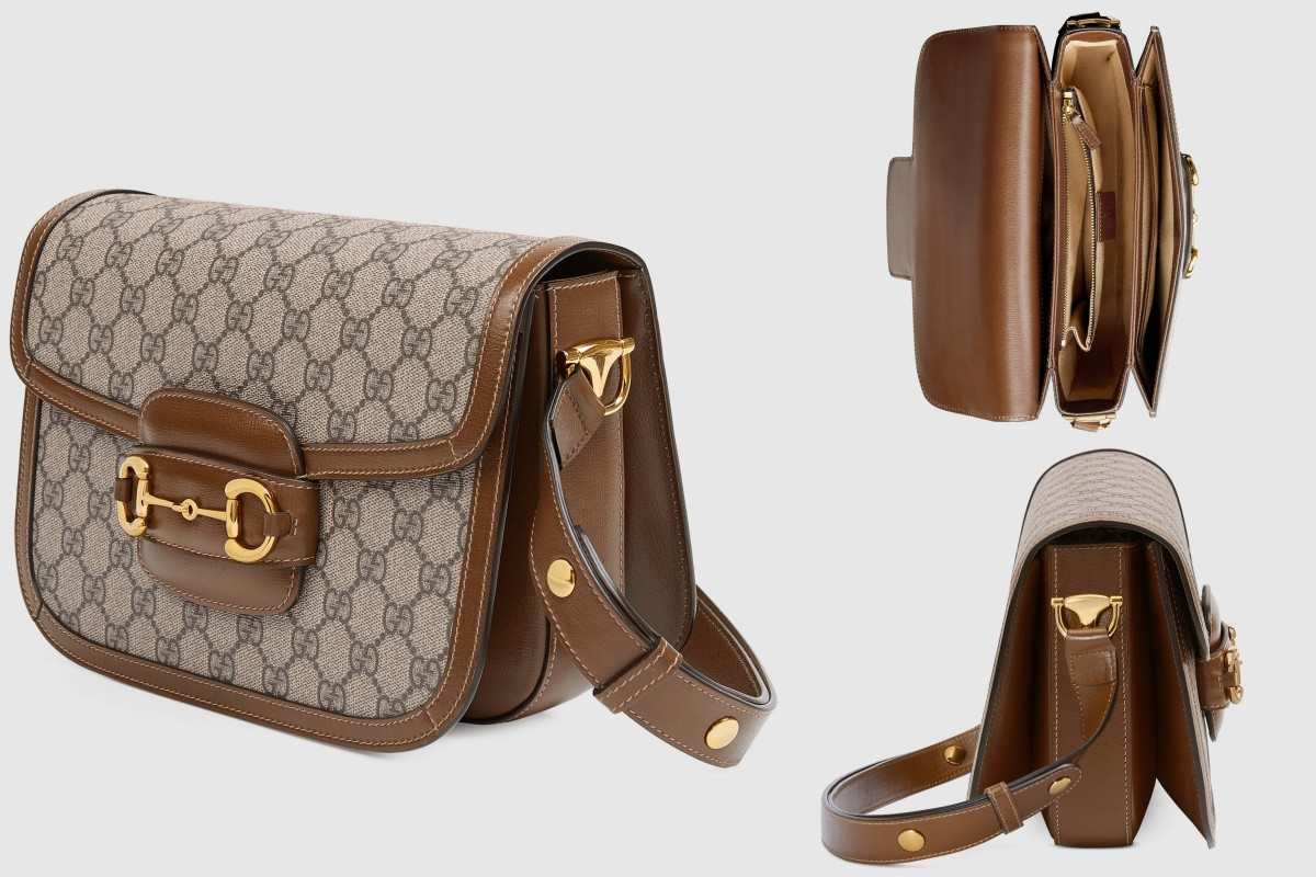 Gucci 1955馬銜扣肩揹袋，NT.75900