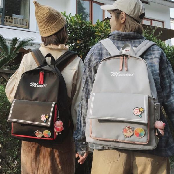 大容量包大容量日系防水書包女學生韓版後背包高中大學生校園森系古著背包 全網最低價