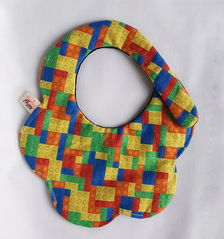 樂高 純棉雙面造型口水巾