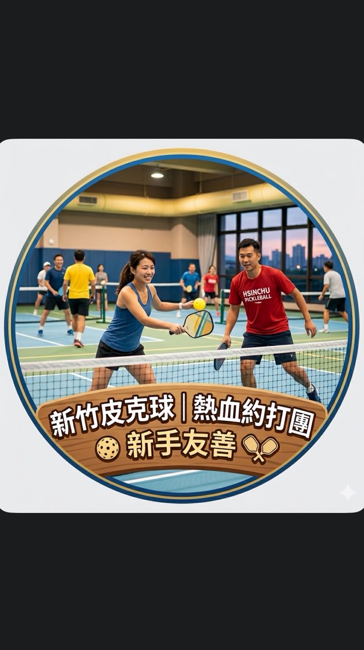 新竹匹克球（Pickleball）熱血約打團 🏓｜新竹/竹北/新豐/湖口/竹東地區 交流/揪團區