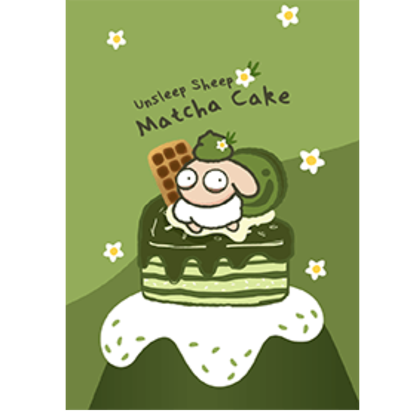 UNSLEEP SHEEP : Matcha Cake