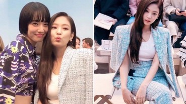 日韓兩大偶像！Jennie 、小松菜奈「香奈兒」相見歡，網友：已戀愛！