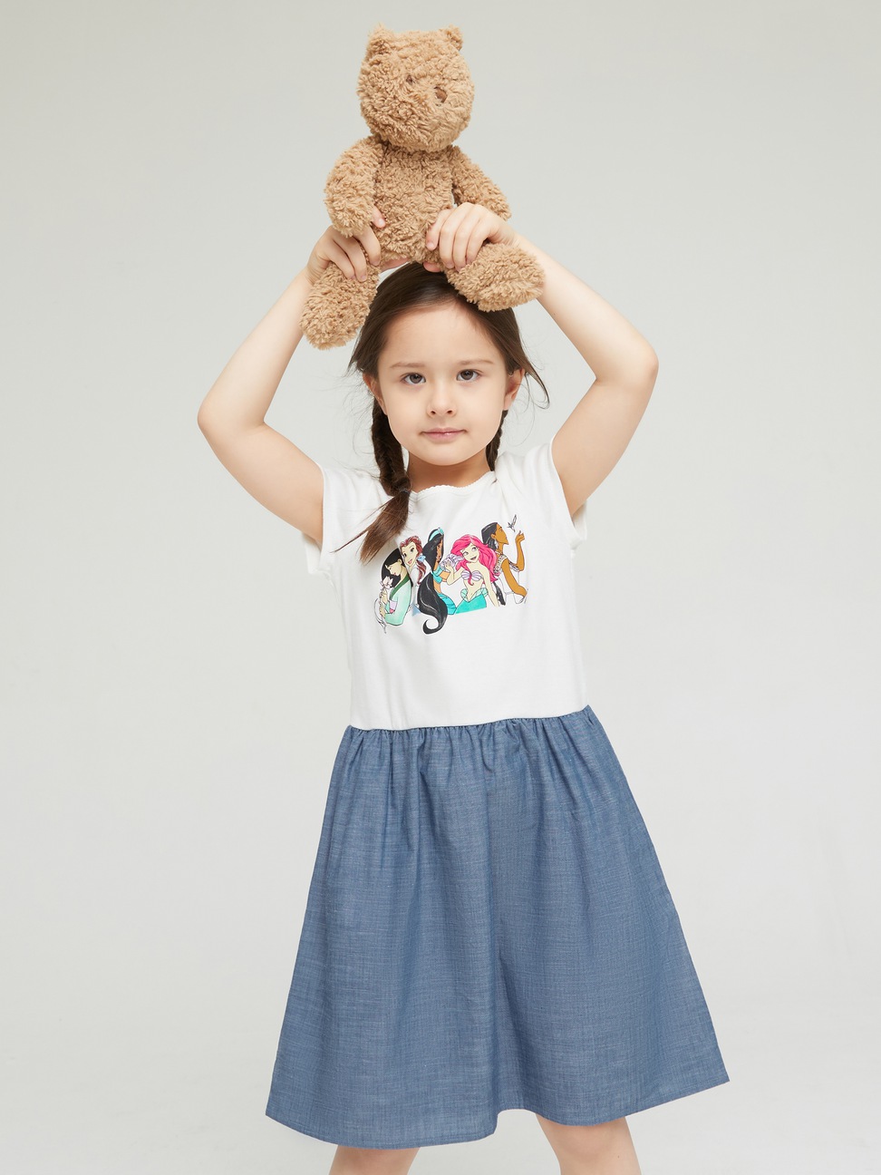 女童 Gap x Disney 迪士尼系列純棉洋裝