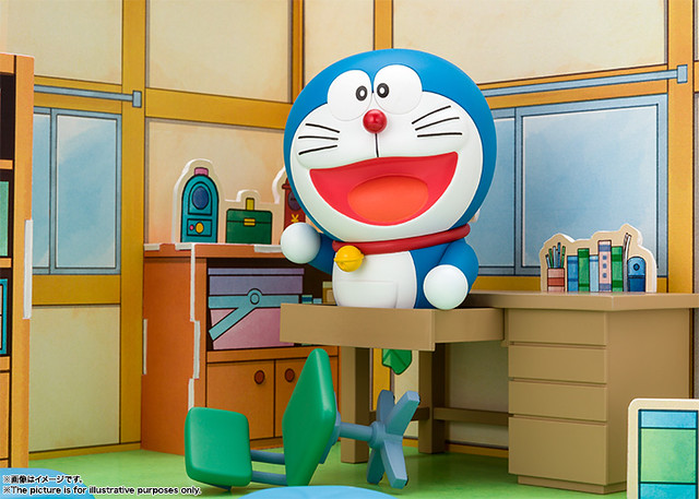 ⚈日本 bandai spirits出品⚈「figuarts zero」系列⚈《哆啦a夢》情境篇⚈人物角色皆附有可更換的表情、肢體配件⚈房間場景組須自行做簡易組裝(不需工具)