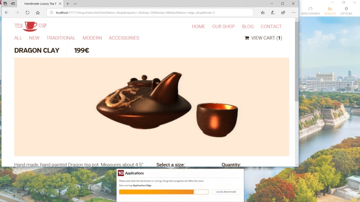 以及透過Edge瀏覽器開啟網頁。