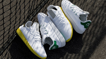 新聞分享 / 雙色齊發！Pharrell Williams x adidas Originals Tennis Hu 臺灣本週末登場