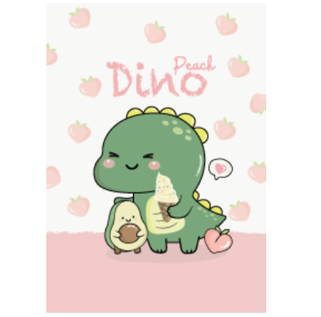 Dino love Peach.