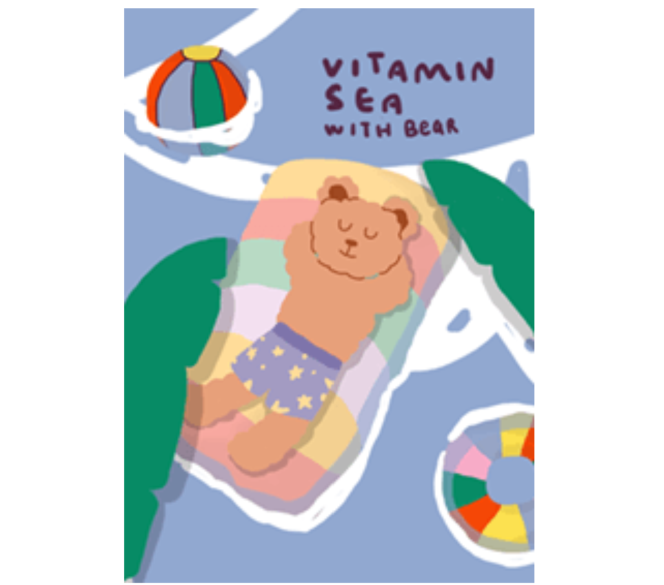 Vitamin sea with bear