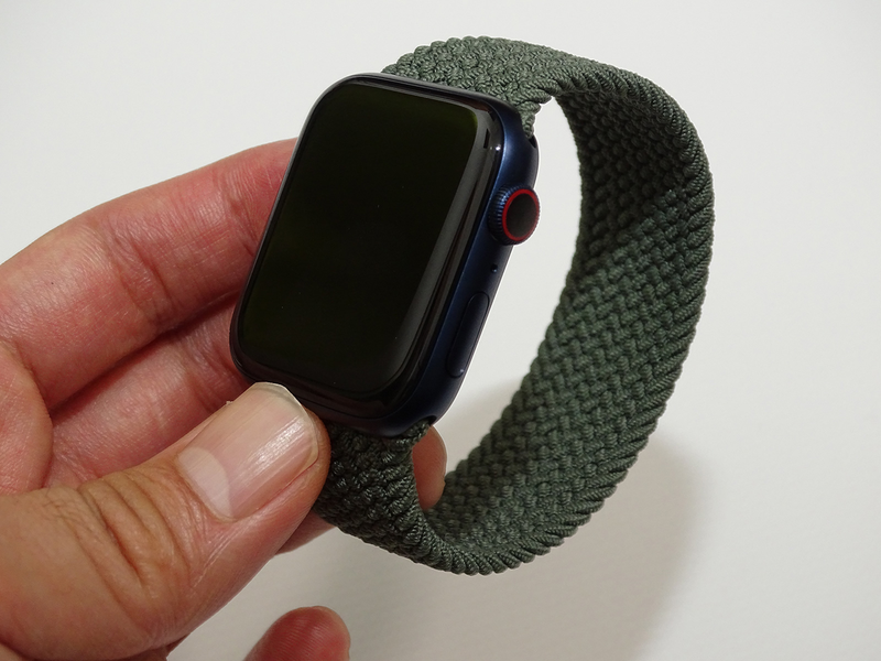 Apple Watch 純正 ブレイデッドソロループ 紺 41mm 40mm ...