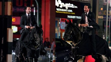 全世界都在追殺的男人！《捍衛任務 3 》最新動作噱頭 基努李維紐約街頭霸氣騎馬！