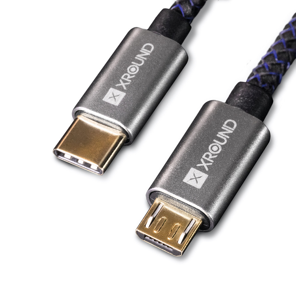 XROUN Type C to Mirco USB 高解析訊號線