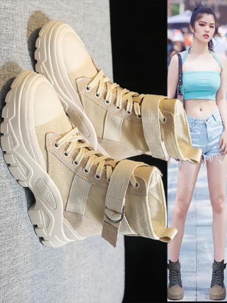 馬丁靴女鞋夏季2019新款薄款英倫風透氣機車靴網紅厚底百搭短靴子 新品推薦