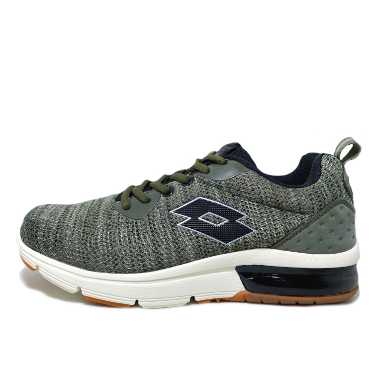 LOTTO樂得-義大利第一品牌 男款ARIA KNIT潮流氣墊跑鞋 [6955] 綠【巷子屋】