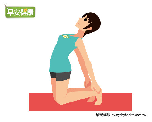 瑜珈駱駝式