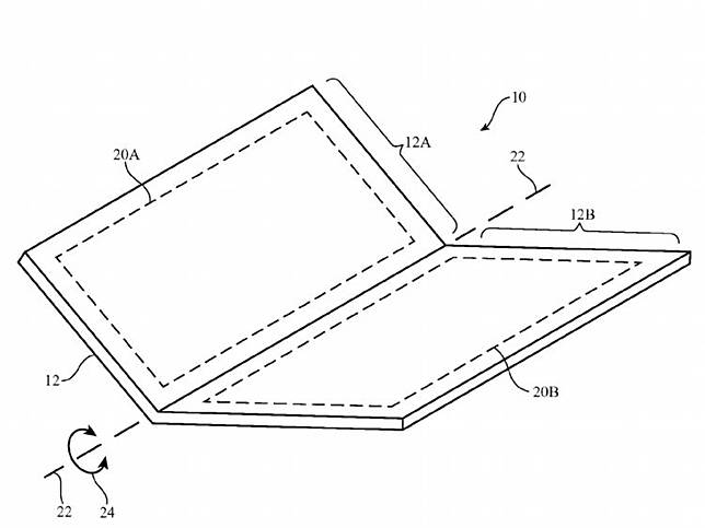 Apple foldable phone patent