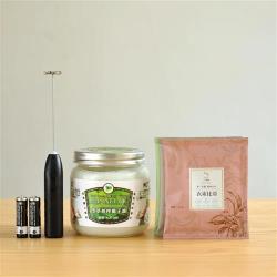 ◎1.沖泡或買一杯黑咖啡|◎2.加一大湯匙(10-15ml)椰子油|◎3.用攪拌器充分攪打乳化主要類型:濾掛咖啡咖啡豆:阿拉比卡Arabica包裝:隨身包保存方式:常溫請置陰涼處份數/規格:冷萃初榨椰