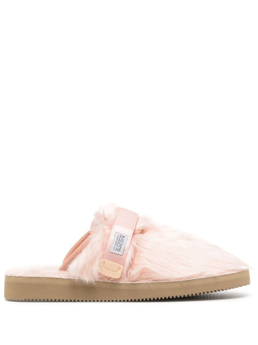 SUICOKE Eco fur slippers