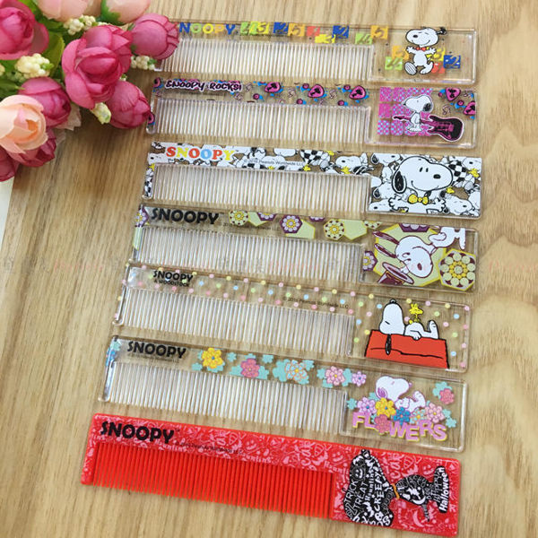 【ＫＰ】扁梳 SNOOPY 史努比 繽紛 花色 直梳 扁平梳 梳子 正版授權 DTT100100392
