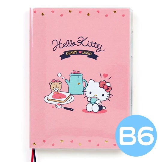 〔小禮堂〕Hello Kitty 2020 B6行事曆《粉.果醬吐司》手帳.年曆.記事本。居家,家具與寢飾人氣店家小禮堂－樂天旗艦店的❤超商取貨區❤有最棒的商品。快到日本NO.1的Rakuten樂天市