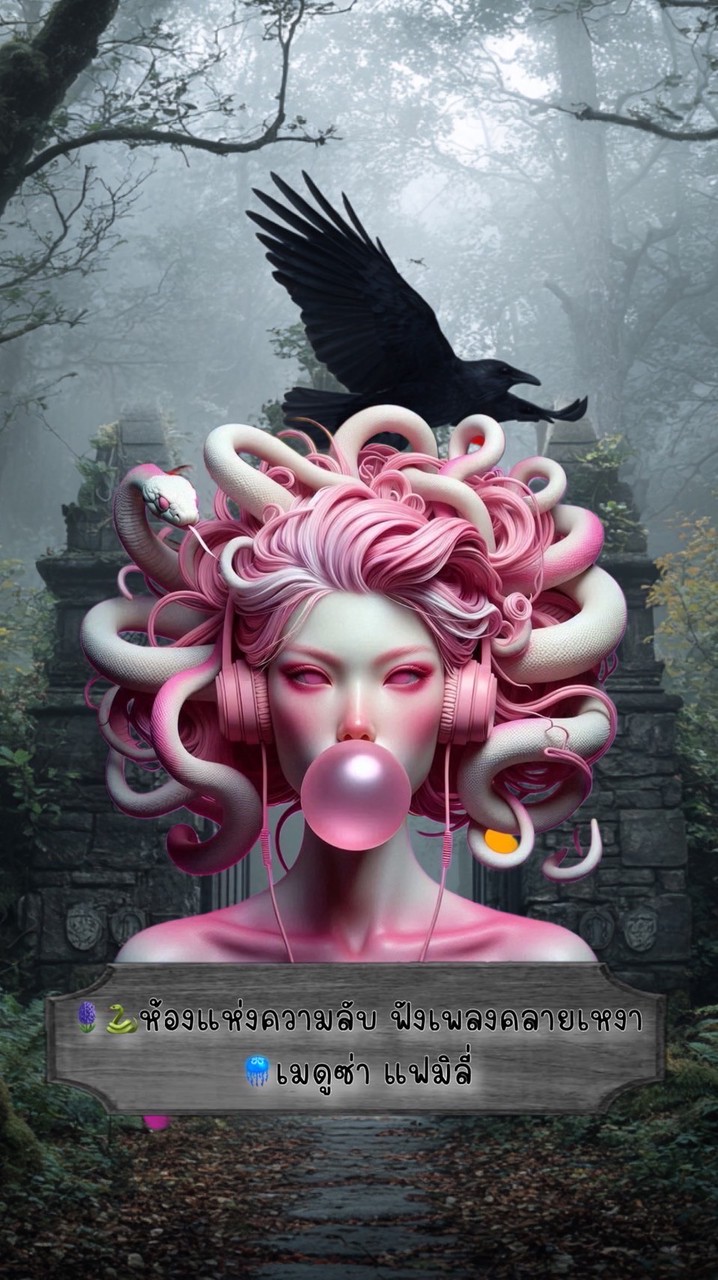 🪻🐍ห้องแห่งความลับฟังเพลง คลายเหงา 🪼เมดูซ่า แฟมิลี่