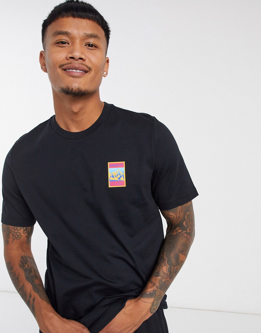 T-shirt by adidas Act casual Crew neck Short sleeves adidas logo print to front and back Regular fit