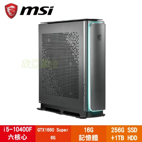 搭載最新第10代英特爾 酷睿i5-10400F處理器 搭載MSI GeForce GTX 1660 SUPER 6GB GDDR6顯示卡 採用DDR4 Boost技術的雙通道內存：提供最流暢，最快速的