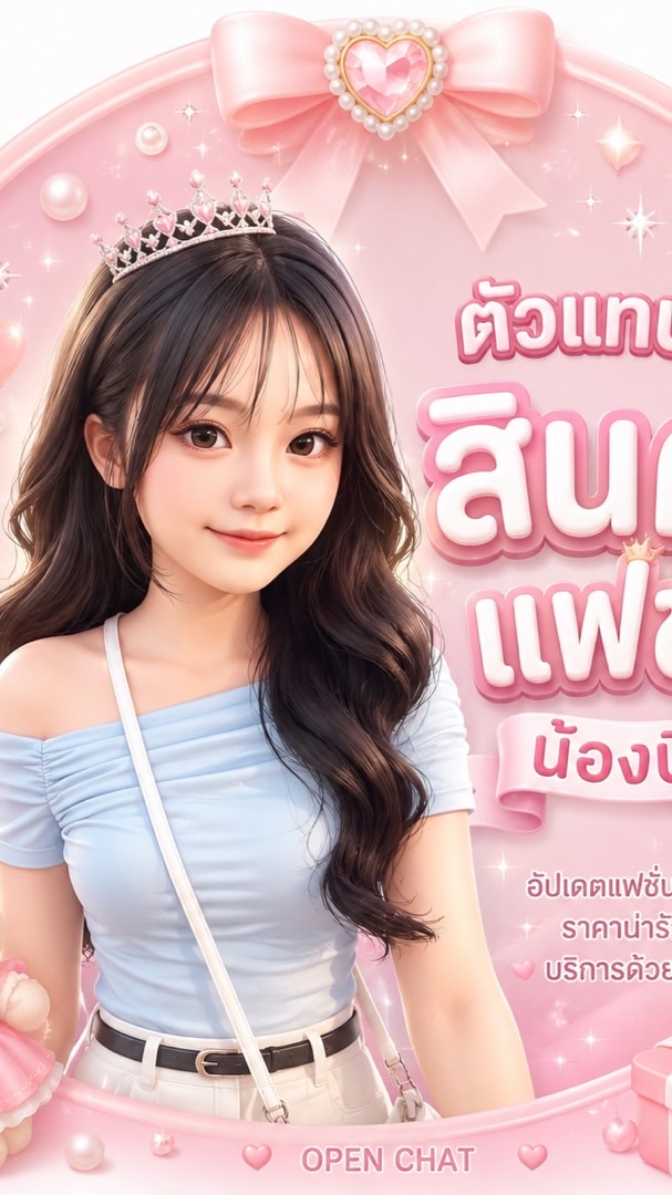 ตัวแทนสินค้าแฟชั่นน้องบิ๋ม