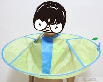 【小孩剪髮斗篷】剪髮圍巾 理髮衣 好清潔 理髮斗篷 頭髮不落地 理髮披肩 嬰幼兒童理髮