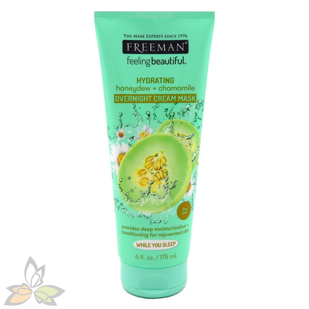 【預購】Freeman 洋甘菊哈密瓜 晚安面膜/木炭黑糖粉刺拋光面膜 175ml 兩款可選(喜馬拉雅的秘密)