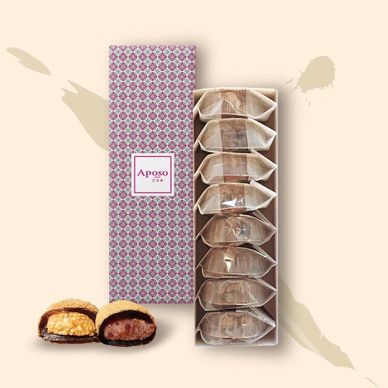 艾波索【日式黑糖麻糬x8入】