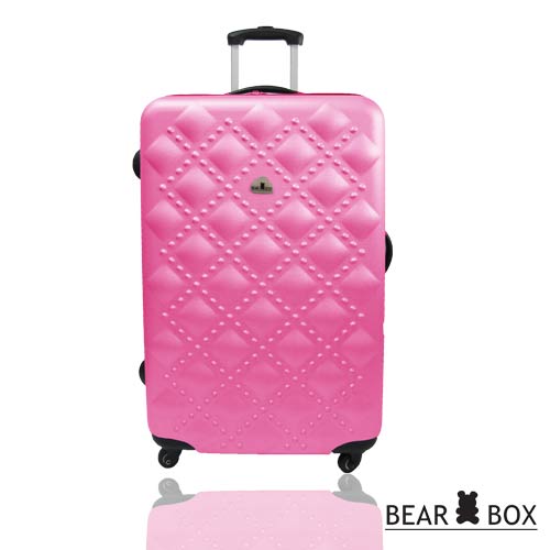 BEAR BOX時尚香奈兒系列ABS霧面24吋輕硬殼旅行箱/行李箱 聖誕交換禮物推薦。人氣店家美靚活力館的首頁有最棒的商品。快到日本NO.1的Rakuten樂天市場的安全環境中盡情網路購物，使用樂天信