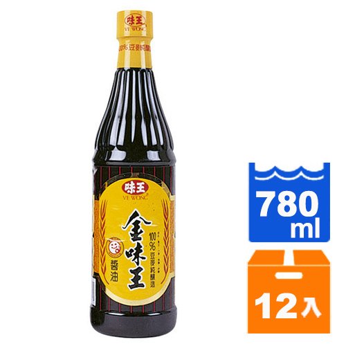 味王 金味王醬油 780ml (12入)/箱