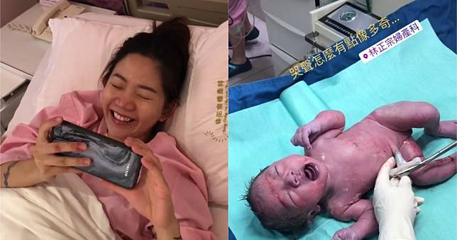 恭喜《大學生》生了！陳艾琳剖腹生女「巧巧寶」