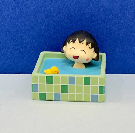 【震撼精品百貨】CHIBI MARUKO CHAN_櫻桃小丸子~小丸子擺飾-小丸子泡澡#55047