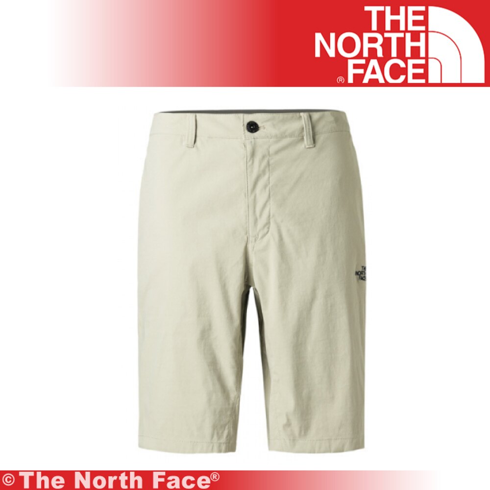 【The North Face 美國 男 排汗短褲/30《卡其》】3GDG/透氣/舒適/運動短褲/休閒褲