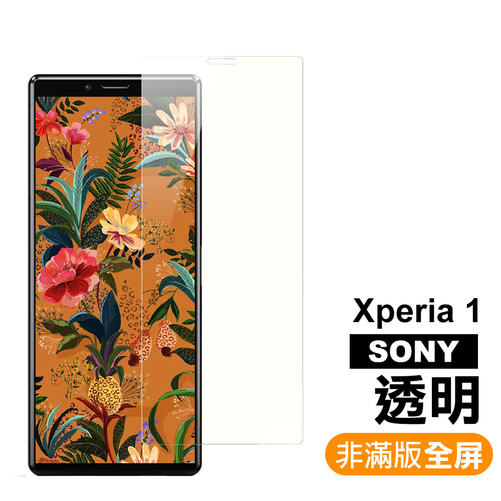 sony xperia 1 透明 9h鋼化玻璃膜(xperia 1 手機 螢幕 鋼化膜 保護貼)