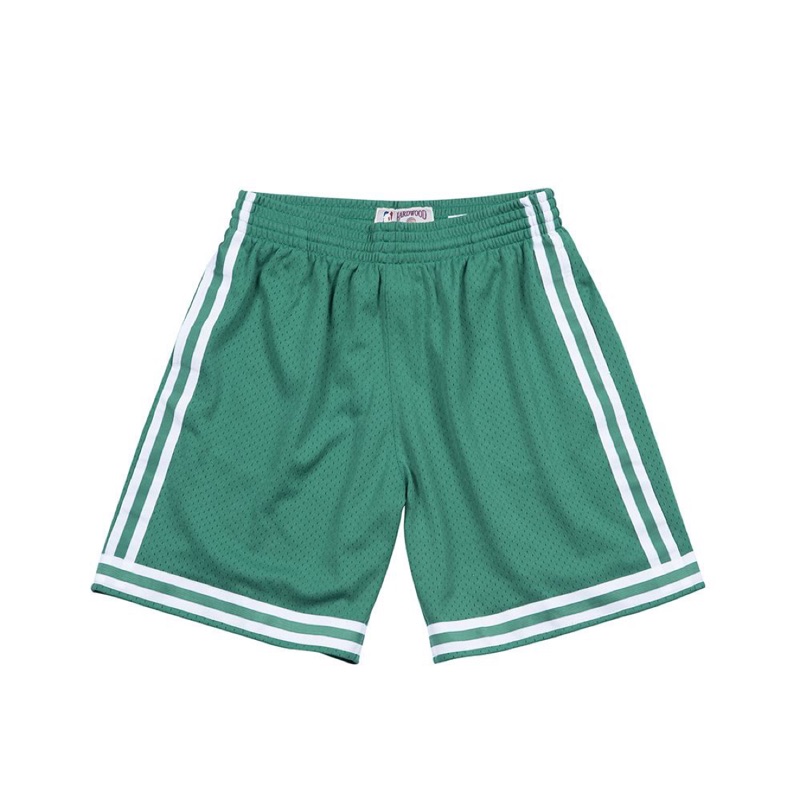 MITCHELL & NESS BOSTON CELTICS 1985 86 ROAD 球褲綠