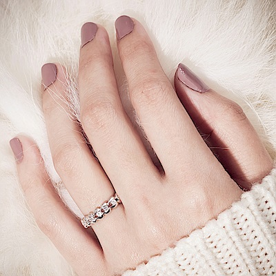 Fortuna幸運系列純手工打造925純銀鑲嵌珍珠水鑽等高級珠寶